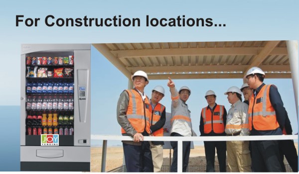 Vending machines for Construction locations