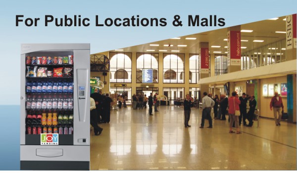 Vending machines For public locations and Malls